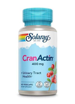 Экстракт клюквы solaray cranactin 400 mg, 60 вегакапсул