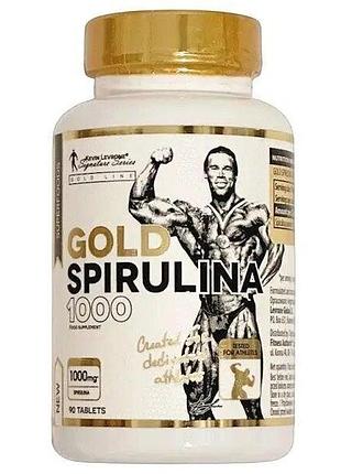 Спирулина kevin levrone gold line spirulina 1000 mg, 90 таблеток