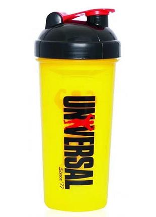 Шейкер universal nutrition shaker 700 мл, yelow/black/red