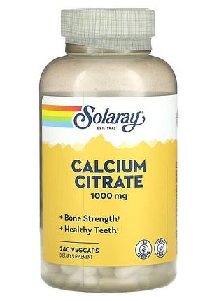 Витамины и минералы solaray calcium citrate, 1000 mg