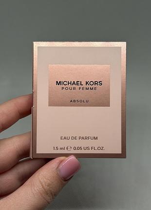 Michael kors pour femme absolu парфумована вода 1,5мл