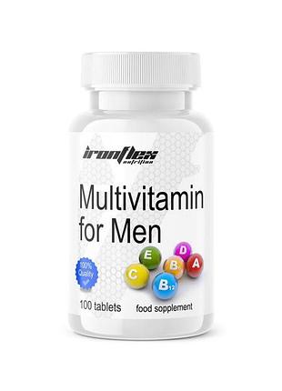 Витамины и минералы ironflex multivitamin for men, 100 таблеток