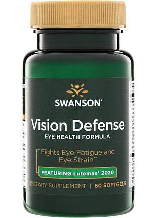 Комплекс для защиты зрения swanson vision defense, 60 капсул