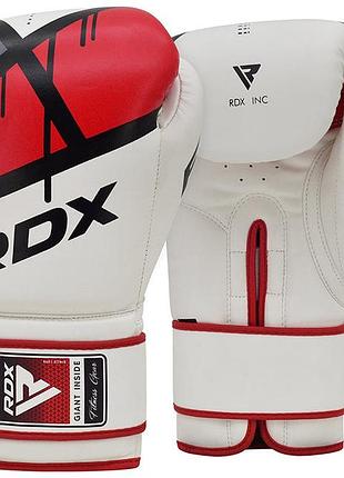 Боксерские перчатки rdx f7 ego red 16 унций (капа в комплекте)