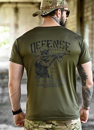 Тактическая футболка born of war defense oliva вт4628