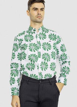 Чоловіча бавовняна еластична класична повсякденна сорочка