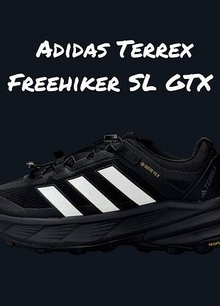 Adidas terrex freehiker sl gtx black white 5