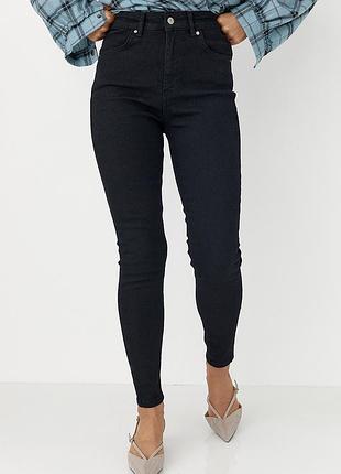 Облегающие джинсы skinny - черный цвет, 34р (есть размеры) 38
