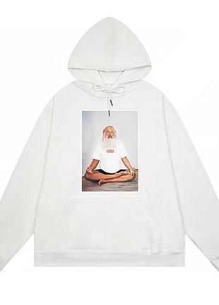 Мужской худи на флисе supreme