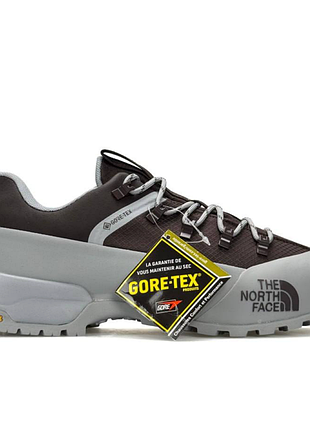 Чоловічі кросівки the north face glenclyffe low gtx коричнево сірі демісезонні повсякденні вологостійкі з мембраною гор текс осінь