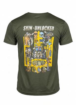 Tactical t-shirt selion unlocked olive tr6781