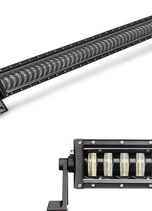 Led-балка alllight ahp-312w 12/24v, 105см, ближний + дальний свет white