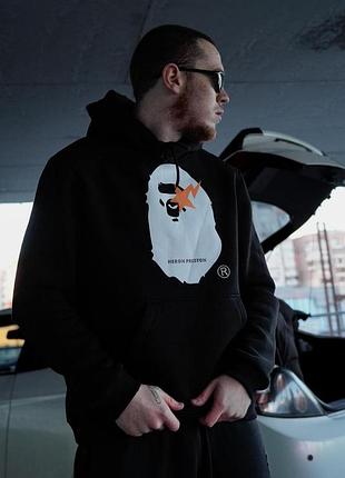 Мужское худи bape 3