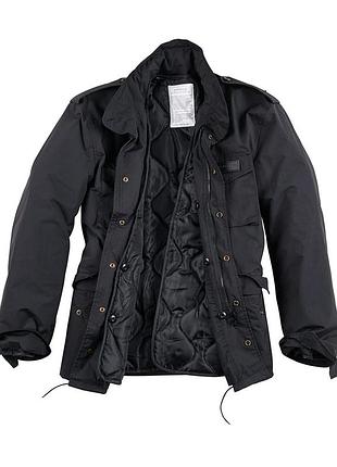 Куртка мужская черная m 65 surplus hydro us field jacket schwarz (l) xl