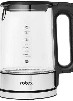 Електрочайник 2200вт 1,7л rkt84-gs тм rotex