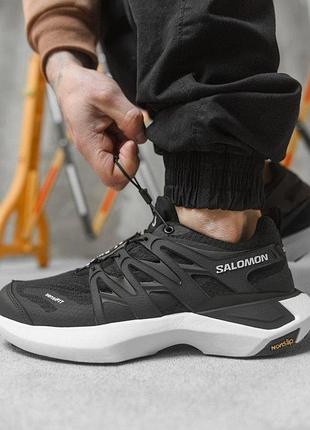 Мужские кроссовки salomon white / black 4 нп5150