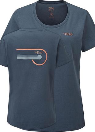 Жіноча футболка rab stance cinder tee wmn orion blue