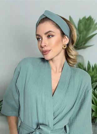 Жіночий подарунковий набір oliva з халатом