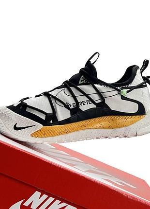 Чоловічі кросівки демісезонні nike acg terra antarktik low gtx gore tex білі найк ацг терра антарктік термо водостійкі гортекс