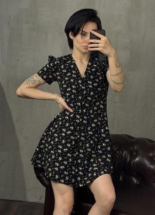 Платье black цветок вт6342 2