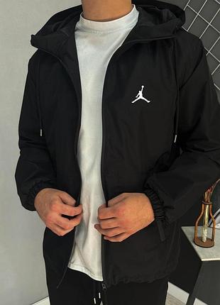 Куртка-вітровка jordan чорна