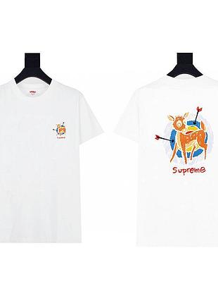 Мужская оверсайз футболка supreme