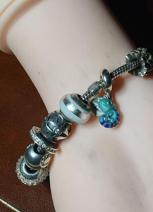 Браслет серебряный (925 проба) pandora. 9