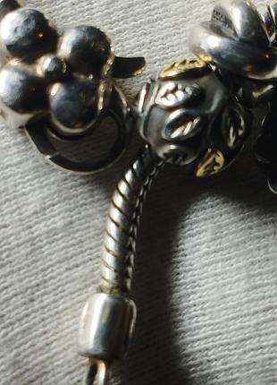 Браслет серебряный (925 проба) pandora. 8