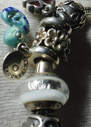 Браслет серебряный (925 проба) pandora. 5