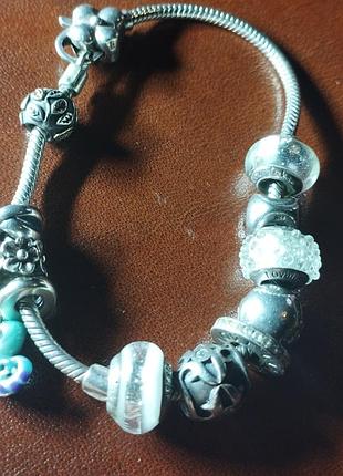 Браслет серебряный (925 проба) pandora.