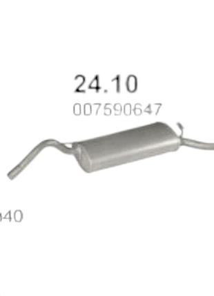 Глушитель skoda felicia, favorit 1.3 polmostrow
