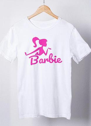 Футболка жіноча із принтом "barbie" біла