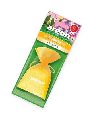 Ароматизатор на зеркало сухой мешочек areon pearls "verbena"
