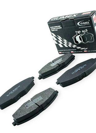 Колодки тормозные lanos, chery qq, matiz, forza передние (украинская сборка) gumex