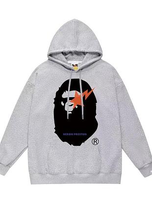 Мужской худи на флисе bape