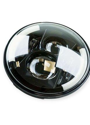 Фара 2101-2121 led (178мм 7") 60w + повороты шт. megalight