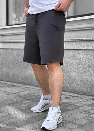 Шорти crocs з акцентними швами темно сірі