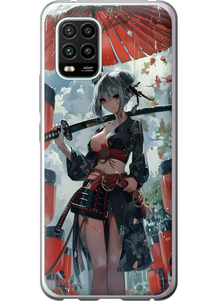 Чохол на xiaomi mi 10 lite гейша-воїн "6124u-1924-851"
