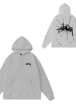Мужской худи на флисе stussy