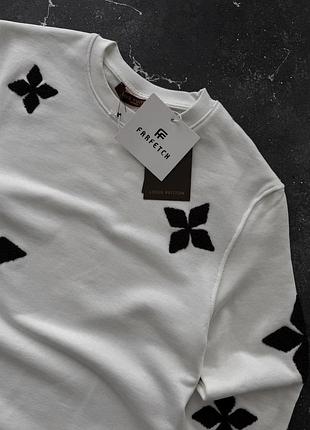 Кофта louis vuitton белый m 5