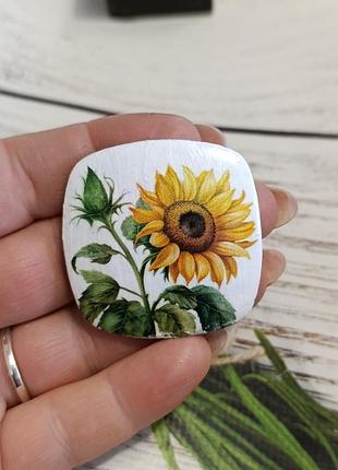 Брошка 🌻 соняшник