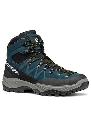 Черевики чоловічі scarpa boreas gtx petrol/lime