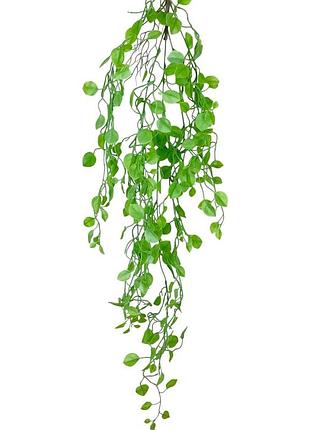 Штучна зелень ампельна дихондра салатовий 90см мякий пластик