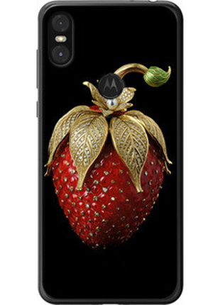 Чохол на motorola one полуниця v3 "5638u-1589-851"