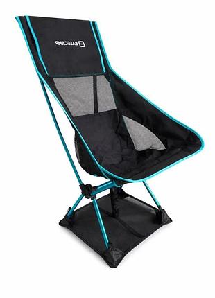 Кресло кемпинговое base camp compact l black/blue 10907