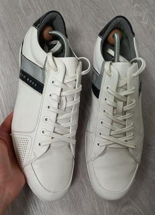 Шкіряні чоловічі кросівки hugo boss