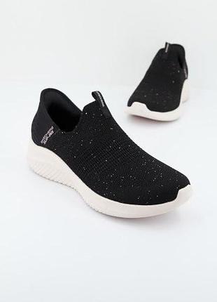 Кросівки жіночі skechers slip-ins ultra flex 3.0 black