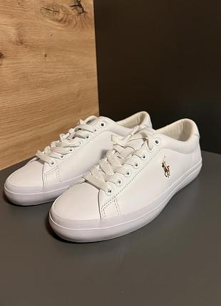 Універсальні шкіряні кеди низькі polo ralph lauren