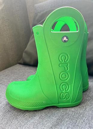 Чоботи crocs j2 резинові crosslite гумаки