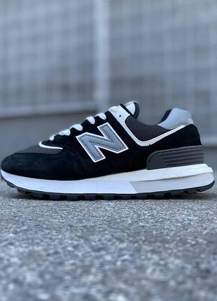 New balance 574 black&amp;white 3